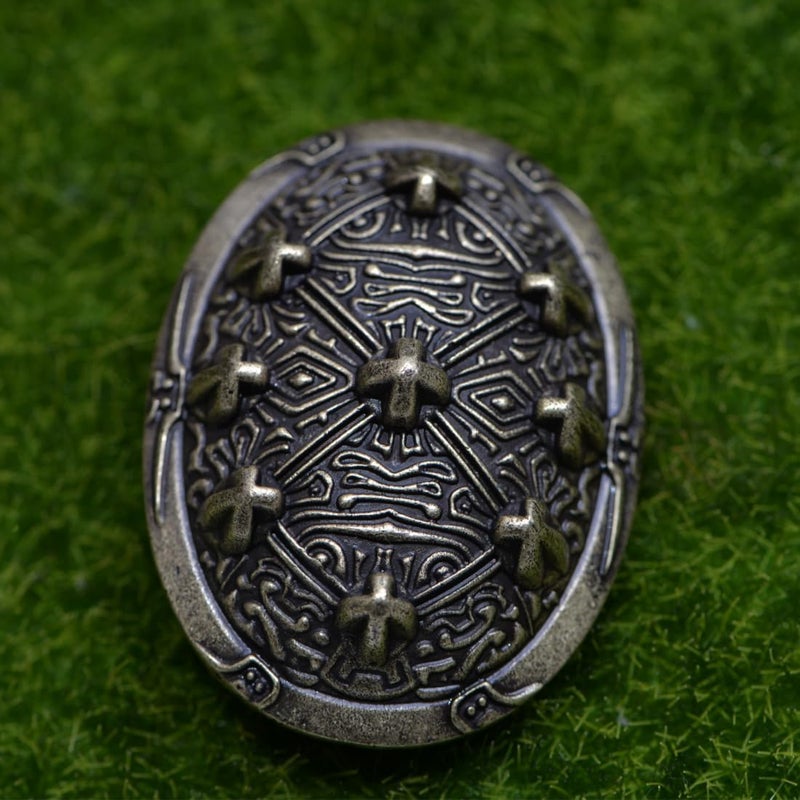 LANGHONG Norse Viking Brooch For Men Turtle Brooch Talisman Jewelry, Gift For Men - Image 5